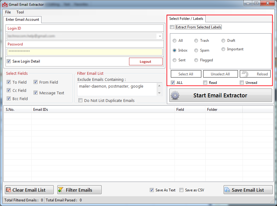 free gmail email address extractor windows