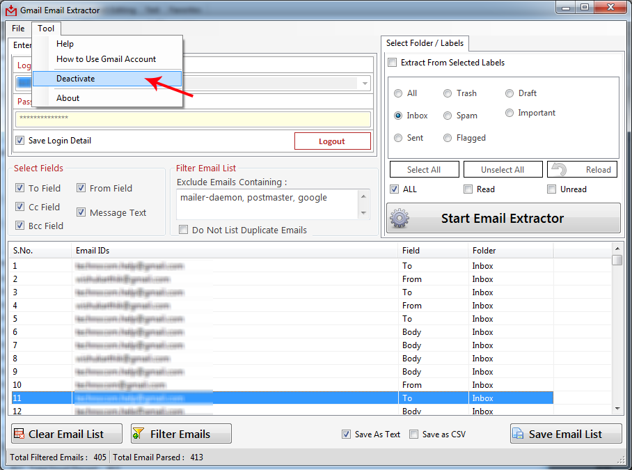 software reviews gmail email address extractor