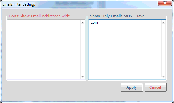 web email address extractor